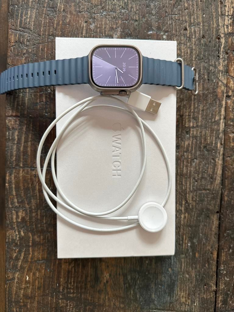 Apple Watch Ultra 3 met Ocean Band - met garantie, Afstand, IOS, Ophalen of Verzenden, Zo goed als nieuw