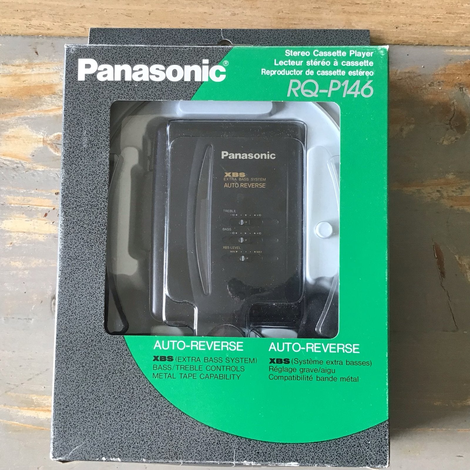 Vintage Panasonic RQ-P146 Stereo Cassette Player Walkman, Audio, Tv en Foto, Ophalen, Walkman