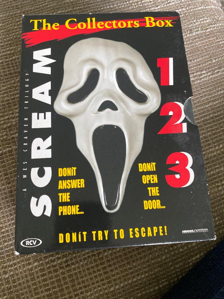 Scream : 1,2,3 The Collectors Box ( 3 dvd ), Cd's en Dvd's, Dvd's | Horror, Vanaf 16 jaar, Ophalen of Verzenden, Zo goed als nieuw