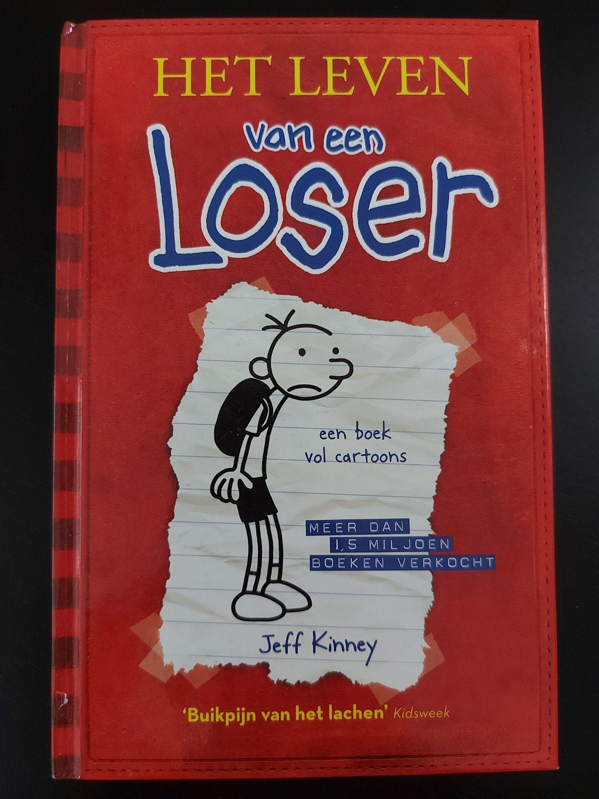 Het Leven van een Loser - Jeff Kinney, Boeken, Ophalen of Verzenden, Gelezen, Jeff Kinney, Fictie algemeen