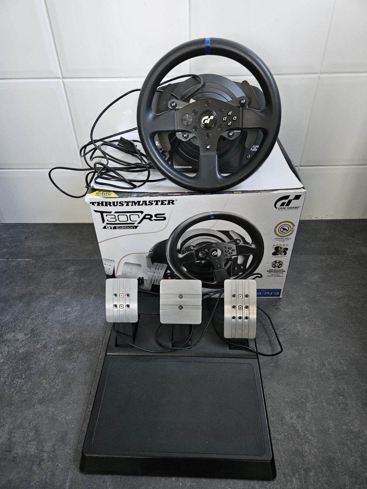 Thrustmaster T300 RS zeer mooi stuur, Ophalen, Gebruikt, Stuur of Pedalen, PlayStation 3