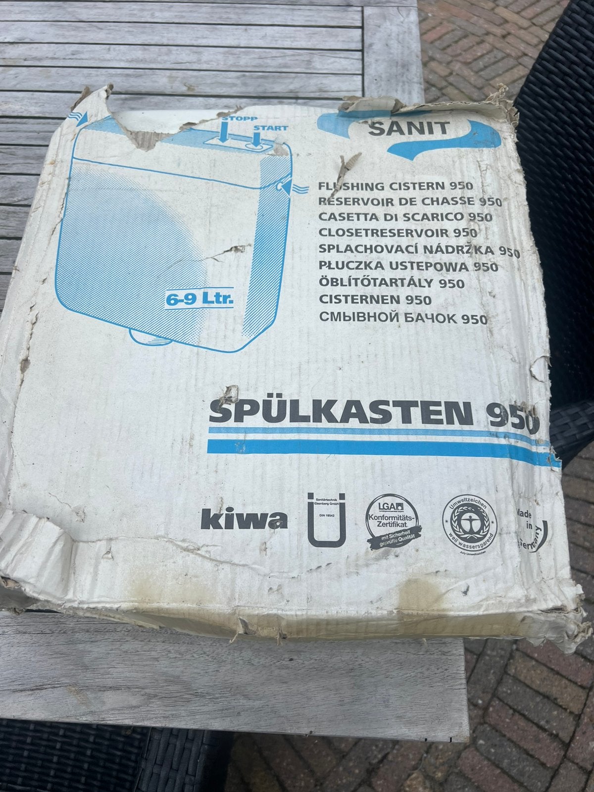 Spoelkast nog in doos compleet., Ophalen of Verzenden, Nieuw, Toilet