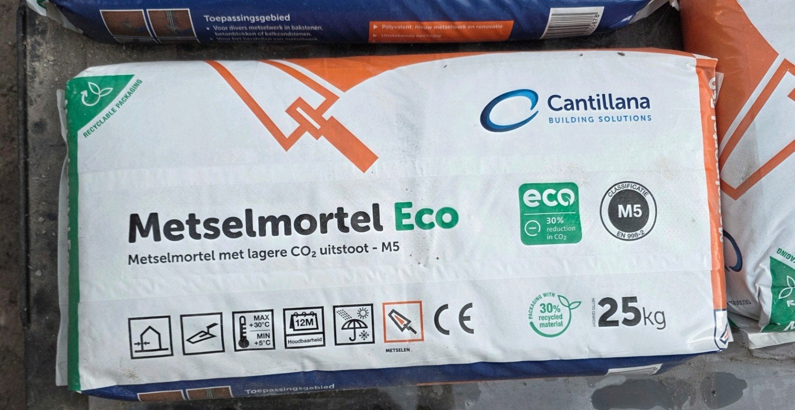 Metselmortel van Cantillana kant-en-klaar, Ophalen, ., Overige typen, Nieuw