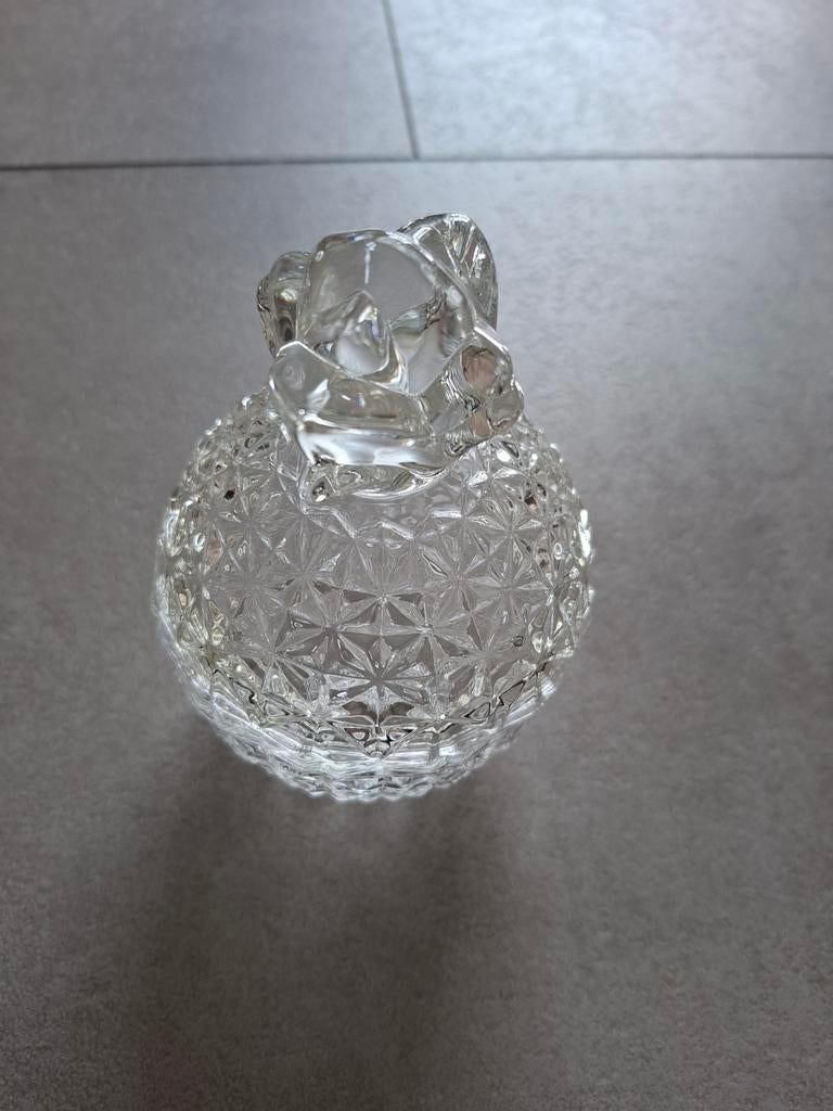 Vintage glazen pot in ananasvorm, Ophalen of Verzenden
