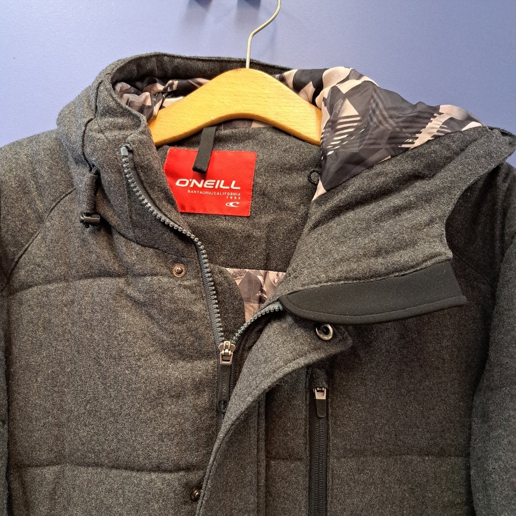 Dikke warme winterjas van O’Neill antracietgrijs 2XL 49636, ., Maat 46/48 (XL) of groter, Nieuw, Ophalen of Verzenden
