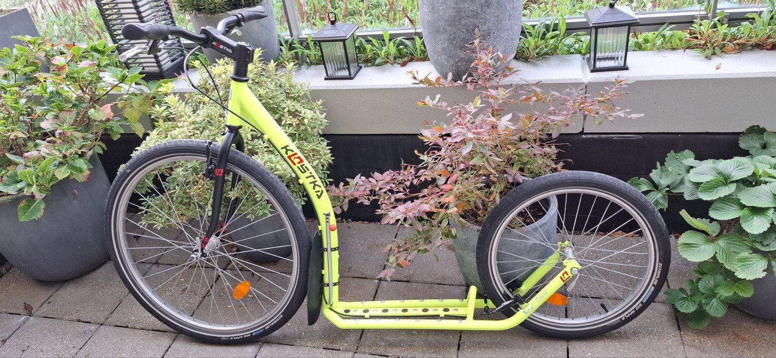 Gele Kostka step Tour, Fietsen en Brommers, Ophalen, Gebruikt, Kickbike, Kostka