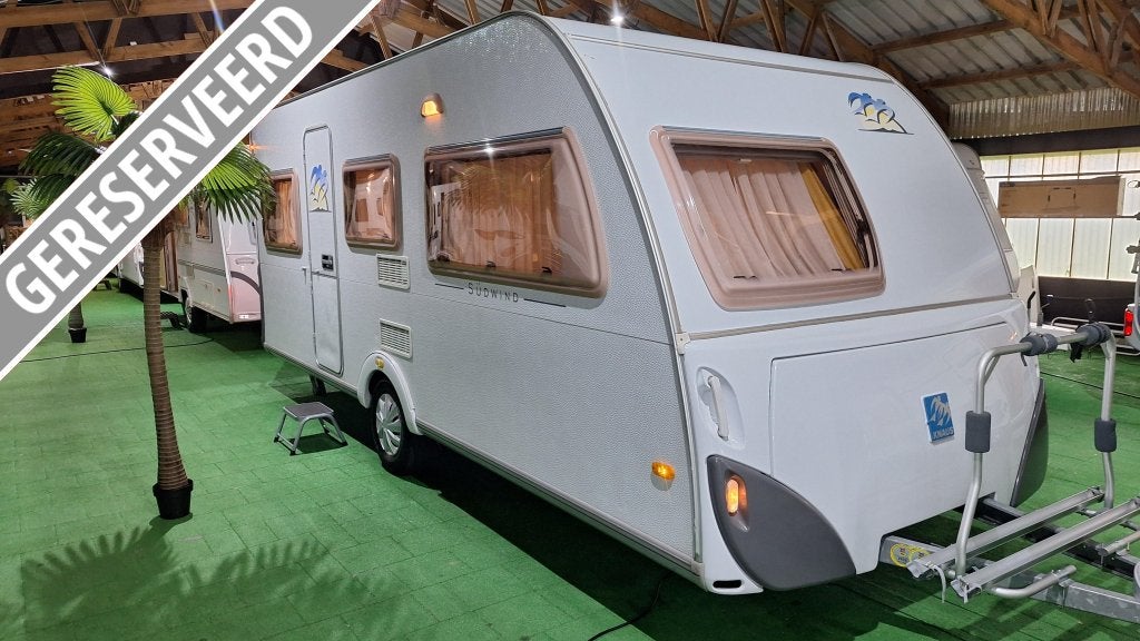 Knaus Sudwind 500 KU Voorten/Luifel/Stapelbed, Caravans en Kamperen, Caravans, Dwarsbed, 5 tot 6 meter, Knaus, Tot en met 6