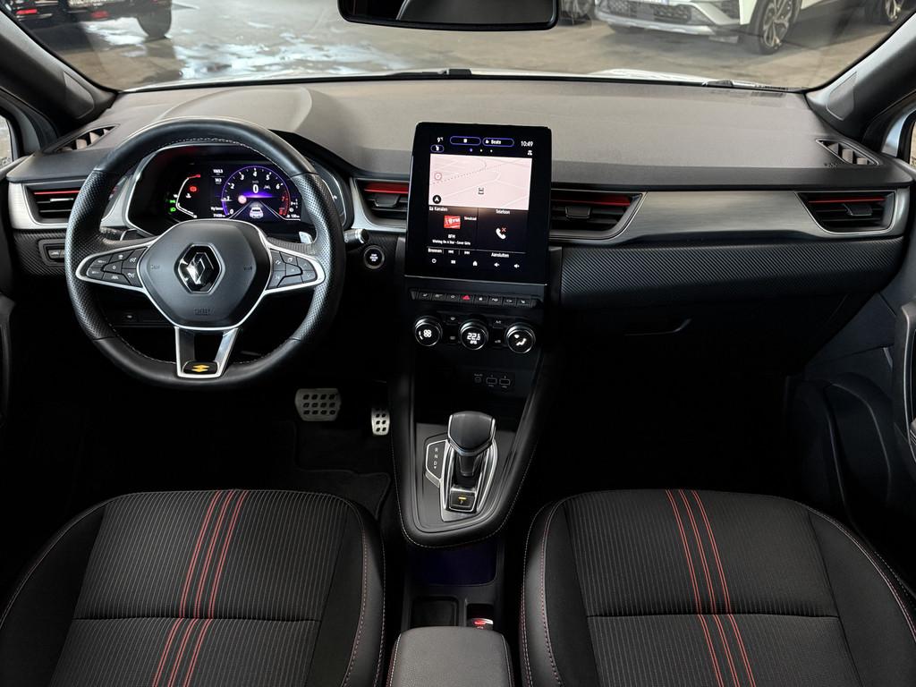 Renault Captur 1.3 TCe 140 R.S. Line Groot navi | Acc | Blin, Gebruikt, Zwart, 4 cilinders, Leder en Stof