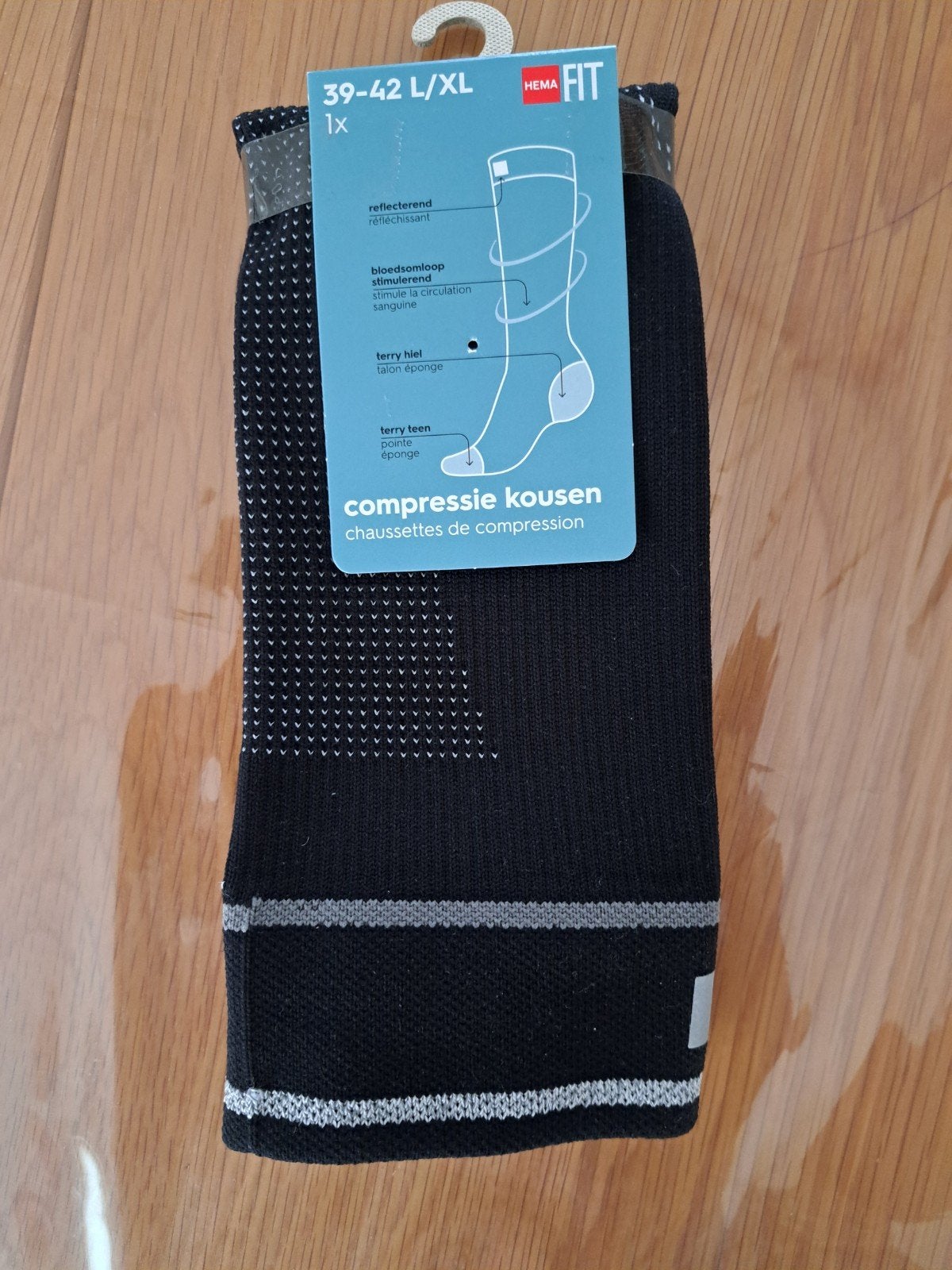 Hema compressie kousen sokken 39-42 L/XL, Sokken en Kniesokken, Nieuw, Ophalen of Verzenden, Maat 39 t/m 42
