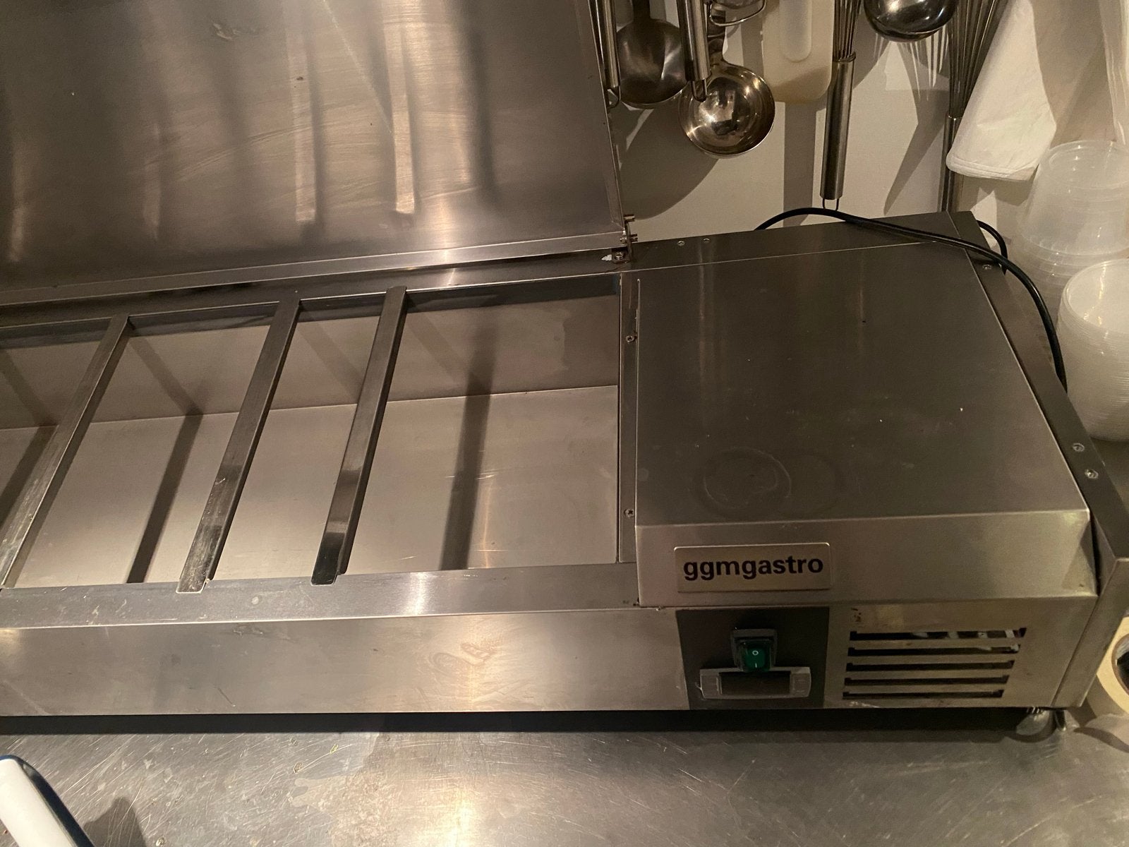 GGMgastro Saladiere - RVS Koelvitrine voor Salades, Ophalen, Gebruikt