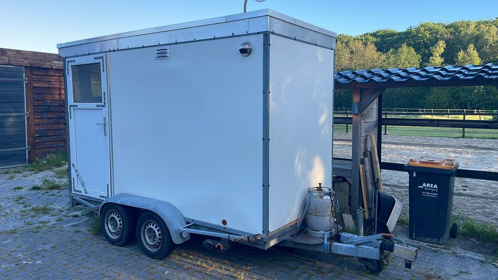 Douche unit / sanitair unit / mobiele douche, Doe-het-zelf en Verbouw, Sanitair, Ophalen, Zo goed als nieuw, Douche