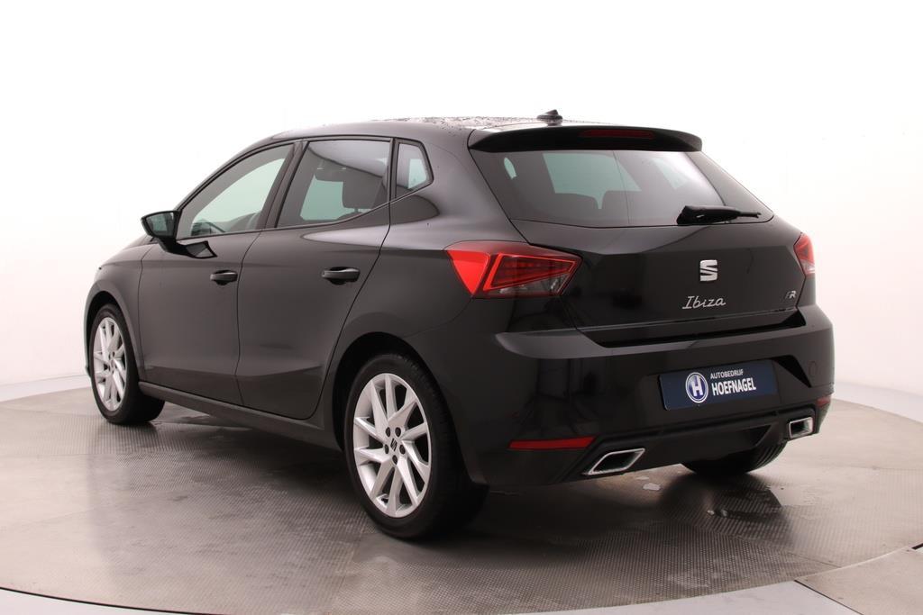 Seat Ibiza 1.0 FR | Cruise Control | Lane Assist | Stoelverw, Stof, Gebruikt, Zwart, Bedrijf