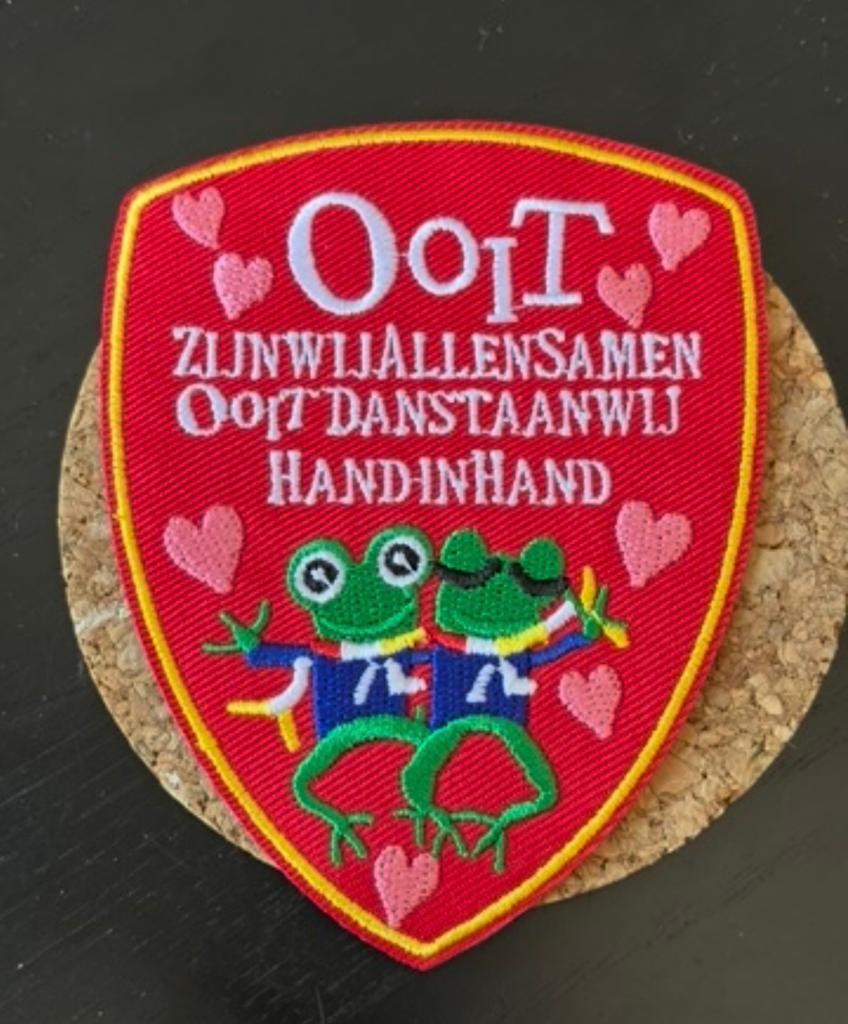 Oeteldonk embleem 9, Verzenden, Zo goed als nieuw