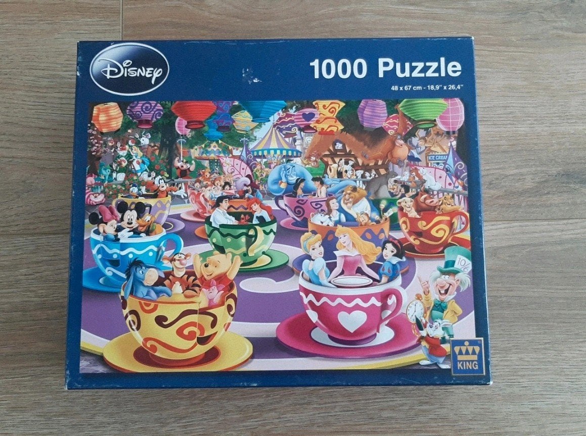 Disney puzzel (mist 2 stukjes), Ophalen of Verzenden, 500 t/m 1500 stukjes, Gebruikt, Legpuzzel