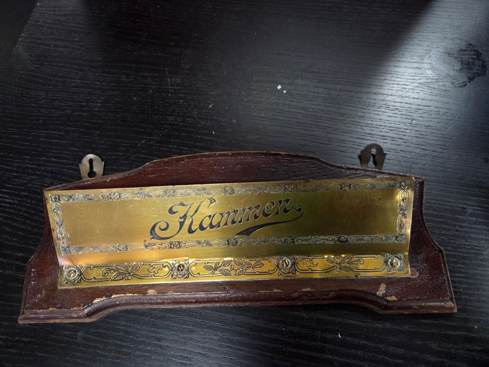 Antieke Messing Sleutelhouder 'Hammen', Ophalen of Verzenden