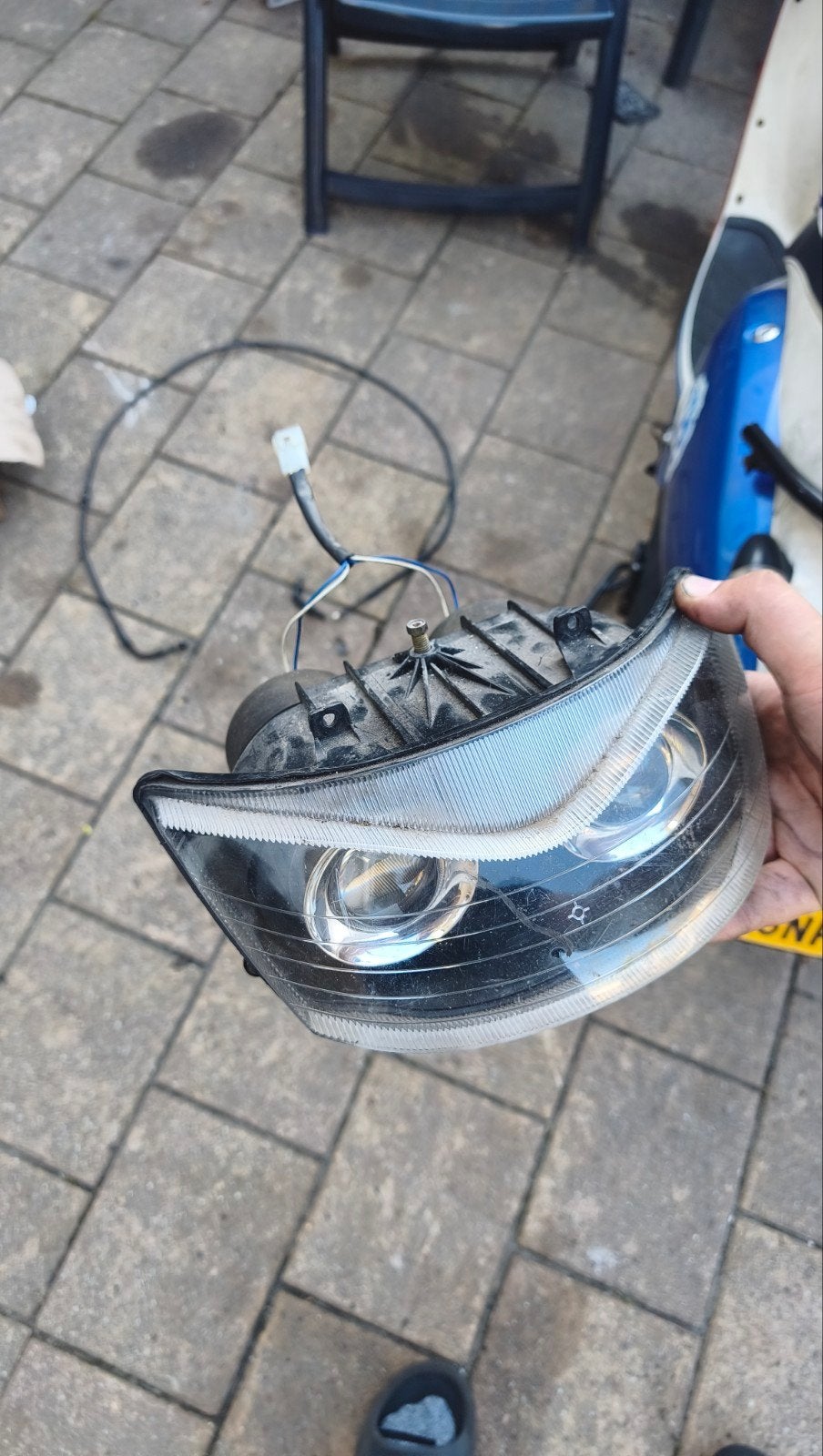 aprillia sr koplamp, Ophalen of Verzenden