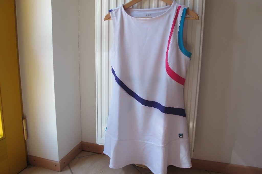 White tennis dress (Fila), Maat 38/40 (M), Wit, Nieuw, Ophalen of Verzenden