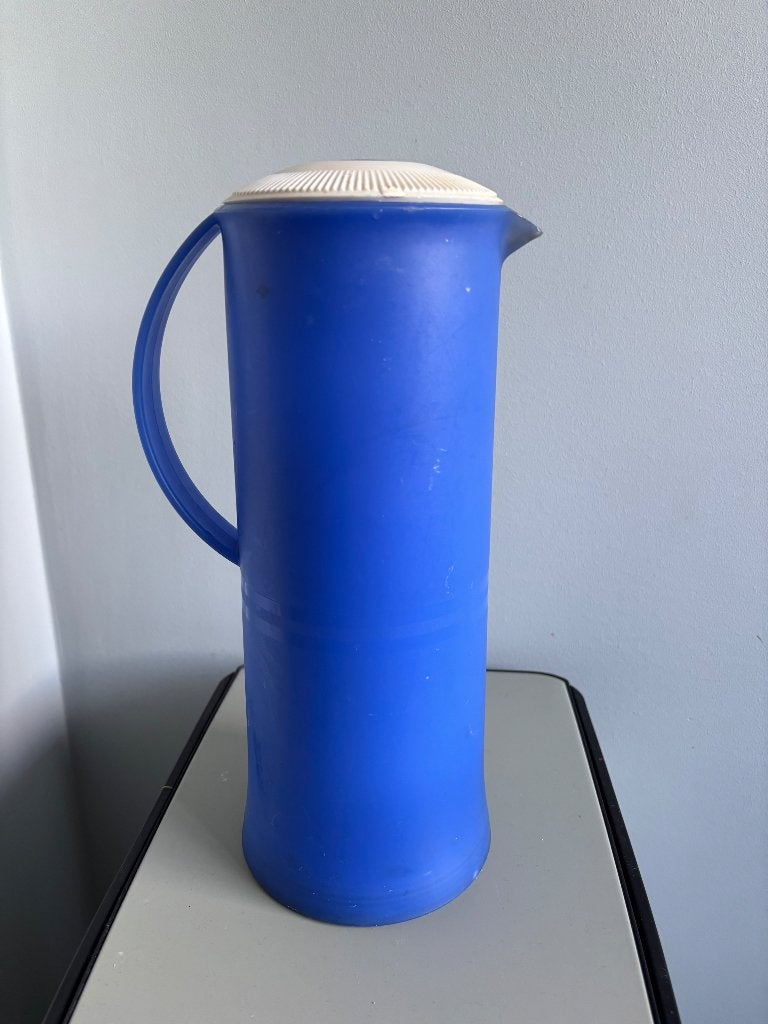 Tupperware thermoskan, Ophalen, Gebruikt, Blauw, Overige typen