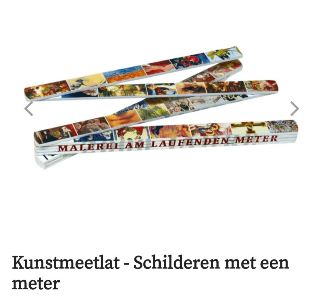 Kunstmeetlat - Schilderen met een meter, Ophalen of Verzenden, Gebruikt