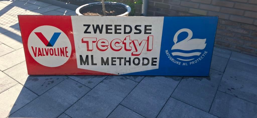 Vintage Garage Reclamebord: Valvoline, Tectyl, Roetman Auto, Ophalen