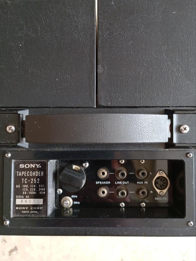 Sony TC-252 Bandrecorder in goede staat, Ophalen of Verzenden