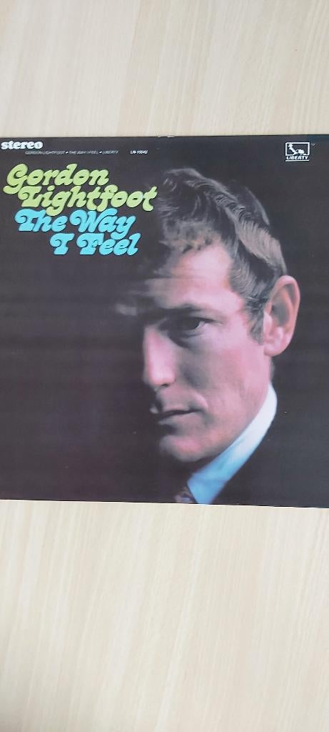 Gordon Lightfoot The way I Feel LP (CAN), Cd's en Dvd's, Vinyl | Pop, Ophalen of Verzenden, Zo goed als nieuw, 12 inch