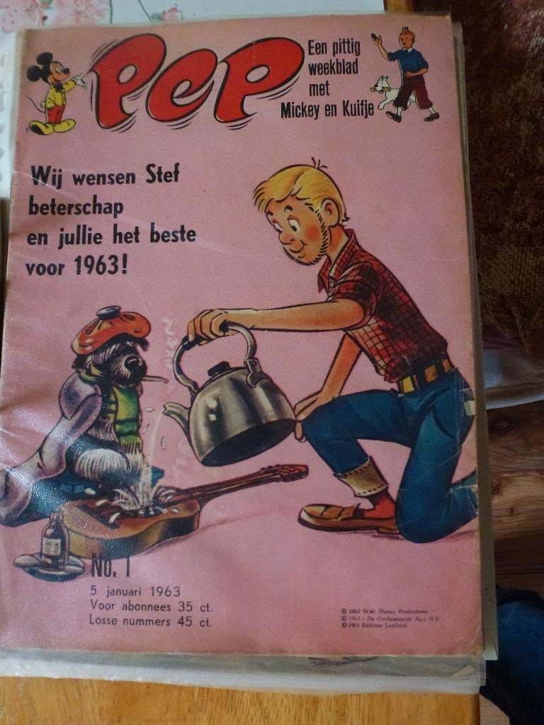 diverse Pep weekbladen 1963, Boeken, Meerdere stripboeken, Ophalen of Verzenden, Gelezen
