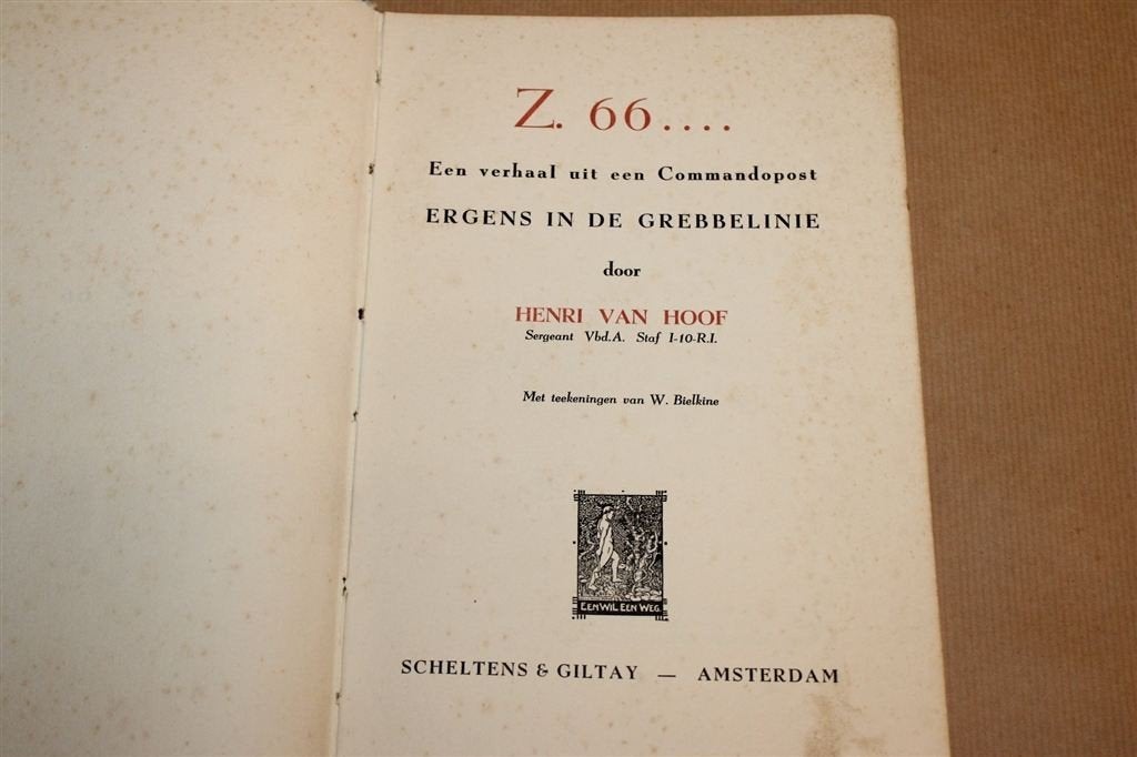 Z. 66 — Oorlogsverhaal uit de Grebbelinie 1940, Ophalen of Verzenden, Tweede Wereldoorlog, Gelezen, Overige onderwerpen
