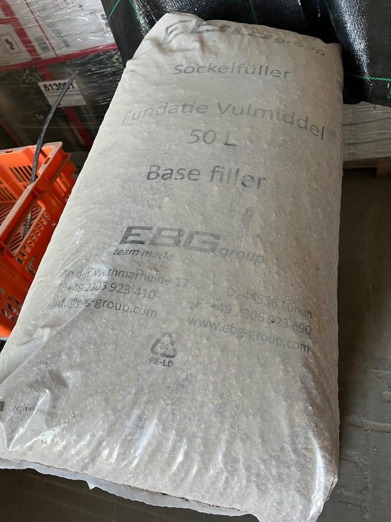 2 st fundatie vulmiddel 50 liter base filler, Ophalen, Nieuw