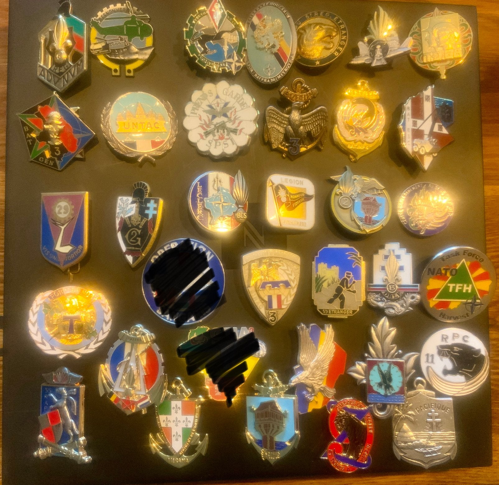 Franse militaire borst emblemen, Ophalen of Verzenden, Landmacht, Overige gebieden, Embleem of Badge