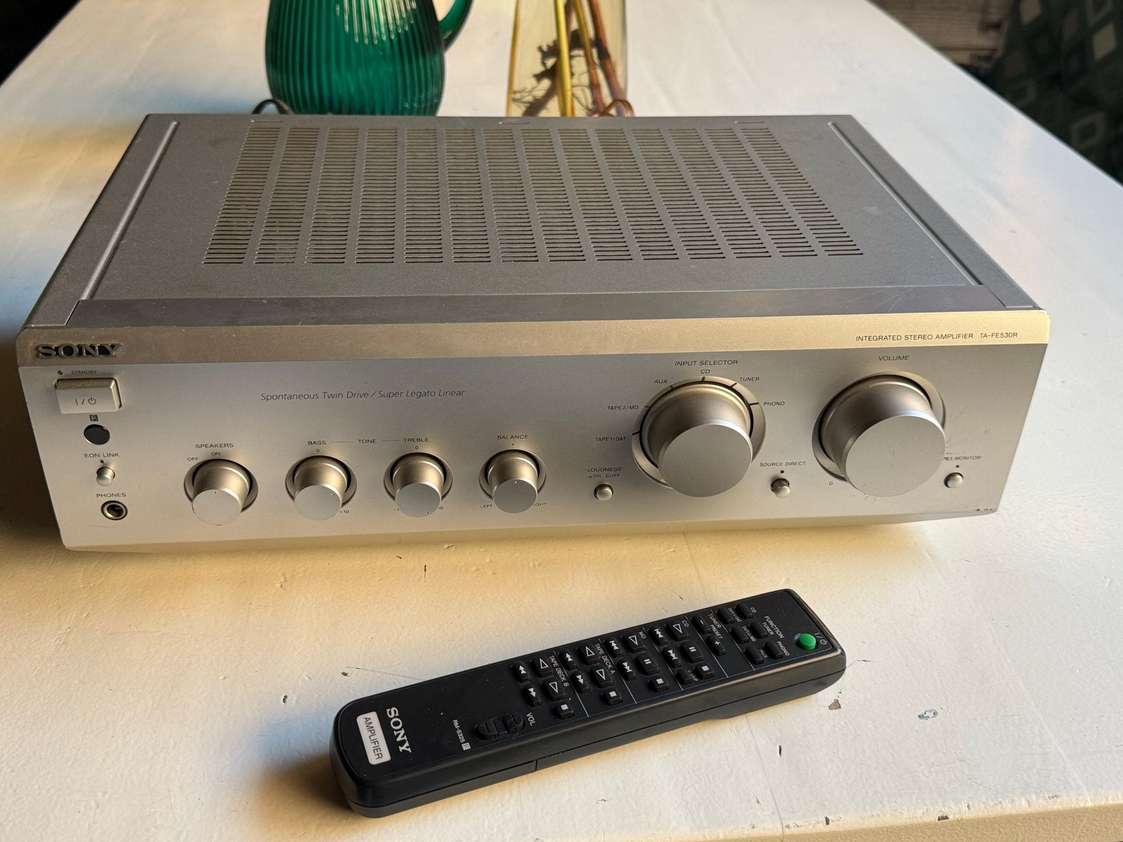 Sony TA-FE530R Geïntegreerde Stereo Versterker, Ophalen, Zo goed als nieuw, 60 tot 120 watt, Sony