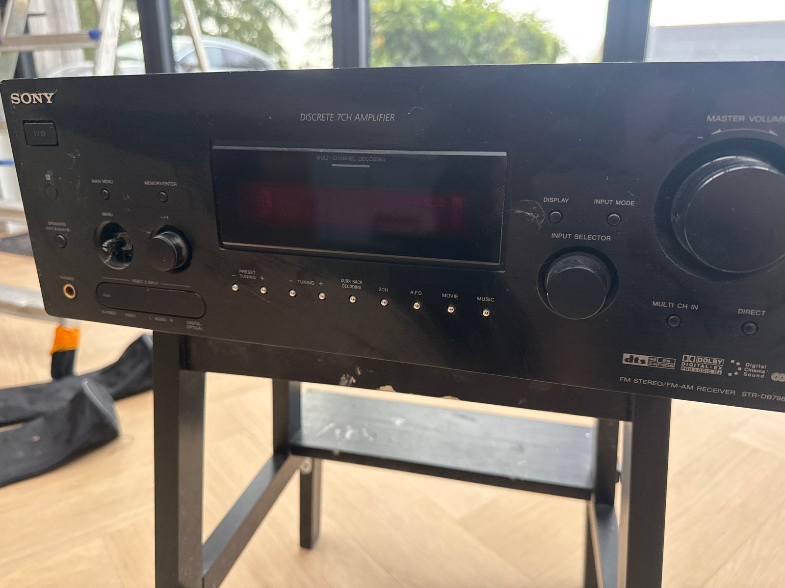 Sony STR-DB798 QS Audio/Video Receiver - Zilver, Gebruikt, Ophalen of Verzenden, Sony, 120 watt of meer