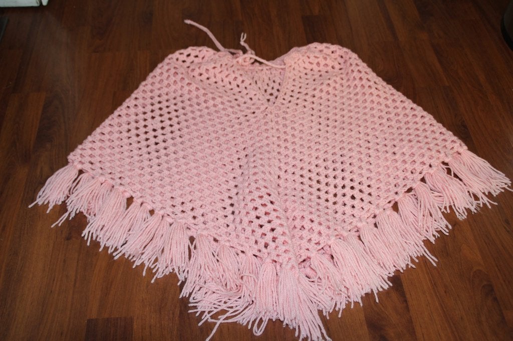 poncho roze, Ophalen of Verzenden, Gebruikt, Meisje