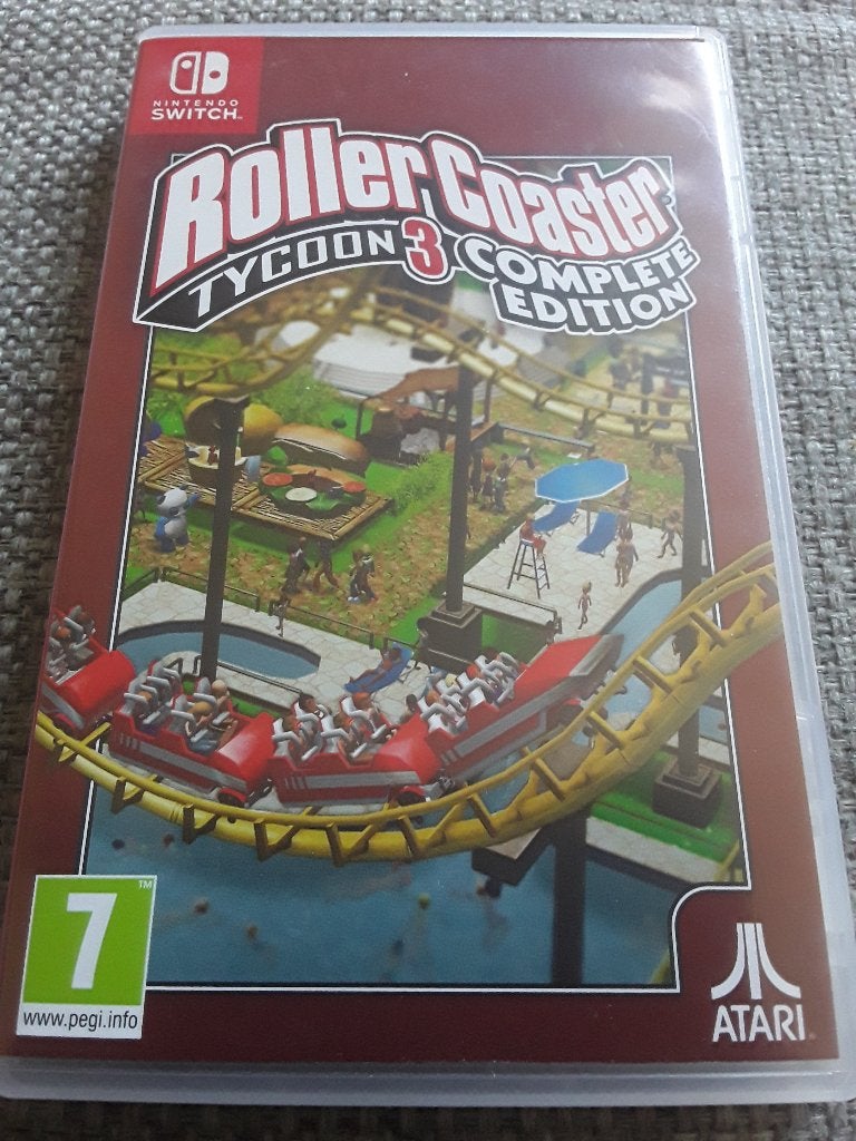 Nintendo Switch Game Rollercoaster Tycoon 3 Complete Edition, 1 speler, Ophalen of Verzenden, Zo goed als nieuw, Vanaf 7 jaar
