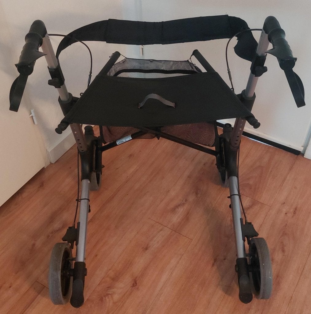 Rollator Excel XL 90 L ( Extra brede zitting van 50 cm ), Diversen, Ophalen, Opvouwbaar, Zo goed als nieuw