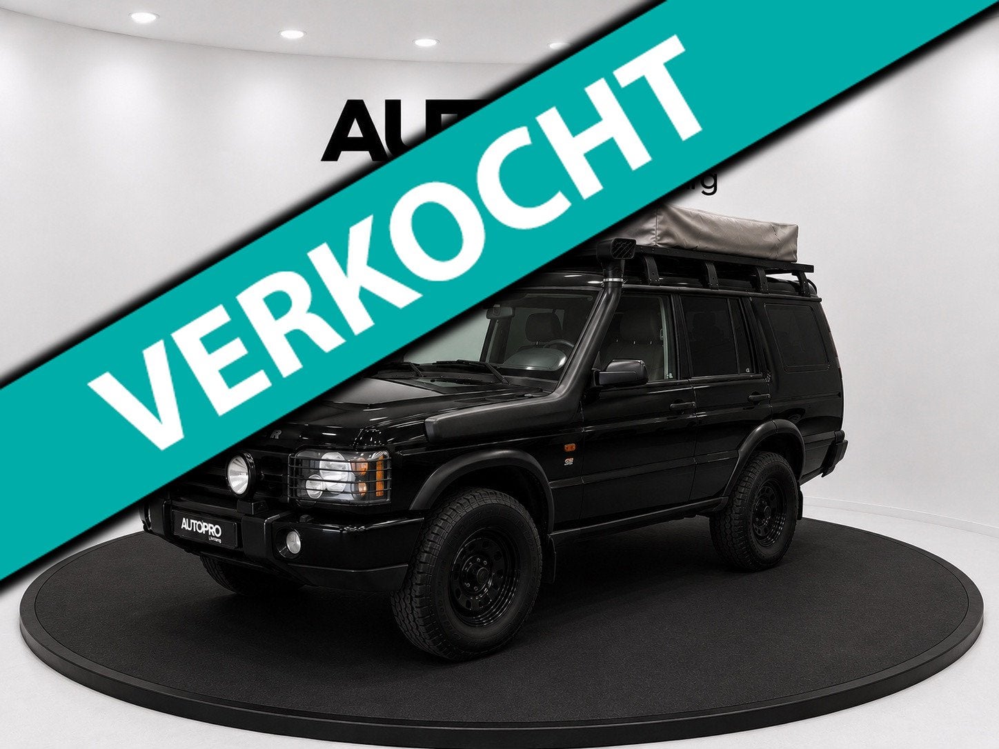 Land Rover Discovery 2.5 Td5 Expedition // Daktent, Automaat, Zwart, 2495 cc, 139 pk