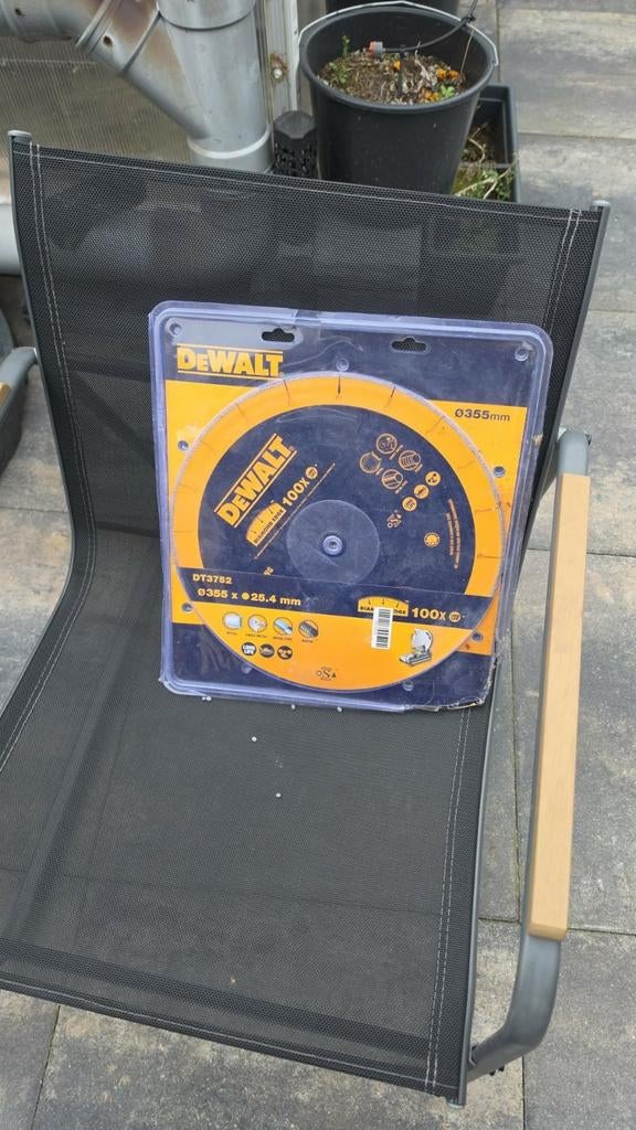 DeWALT DT3752-QZ Diamantzaagblad 355 x 25.4 mm, Ophalen of Verzenden, Nieuw, Overige typen, DeWALT