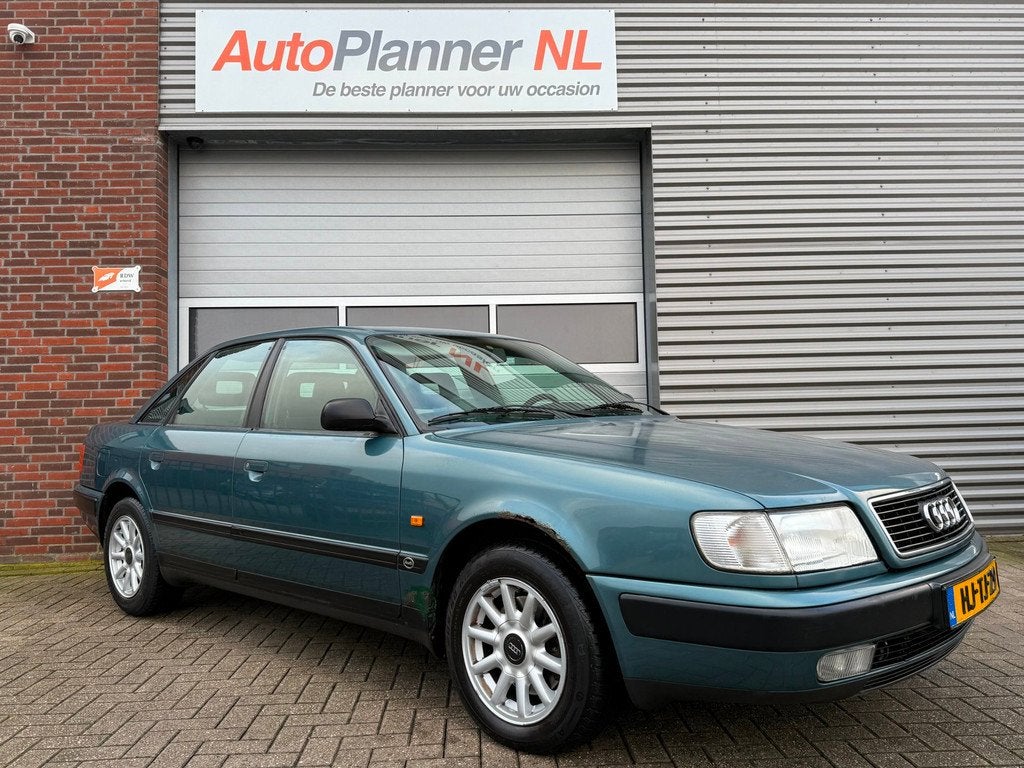 Audi 100 2.6 E! Elek.ramen! Schuifdak! Trekhaak!, Auto's, Audi, Stof, 150 pk, Blauw, 1650 kg