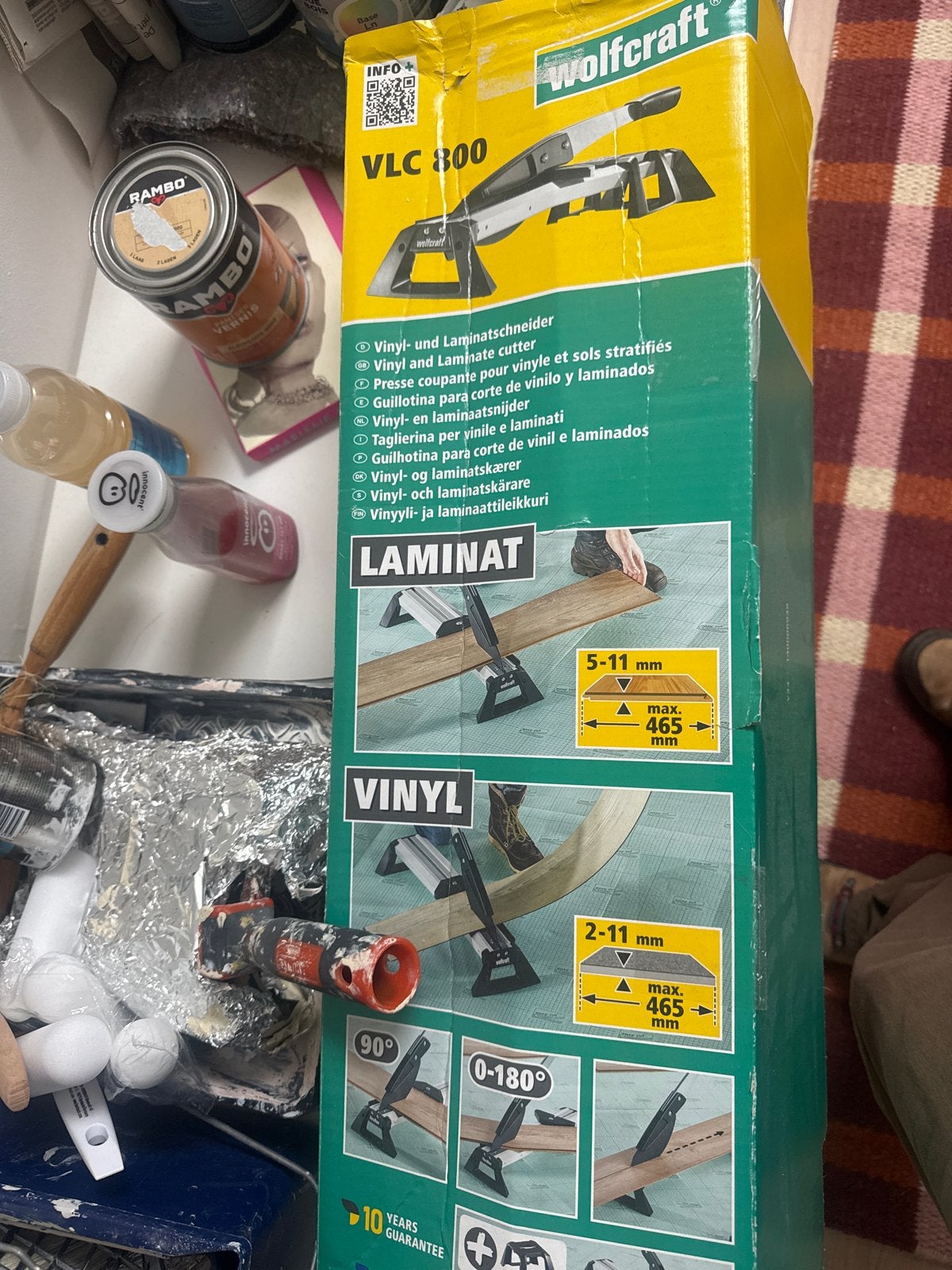Vinyl en laminaatsnijder, niet gebruikt, Ophalen, Nieuw