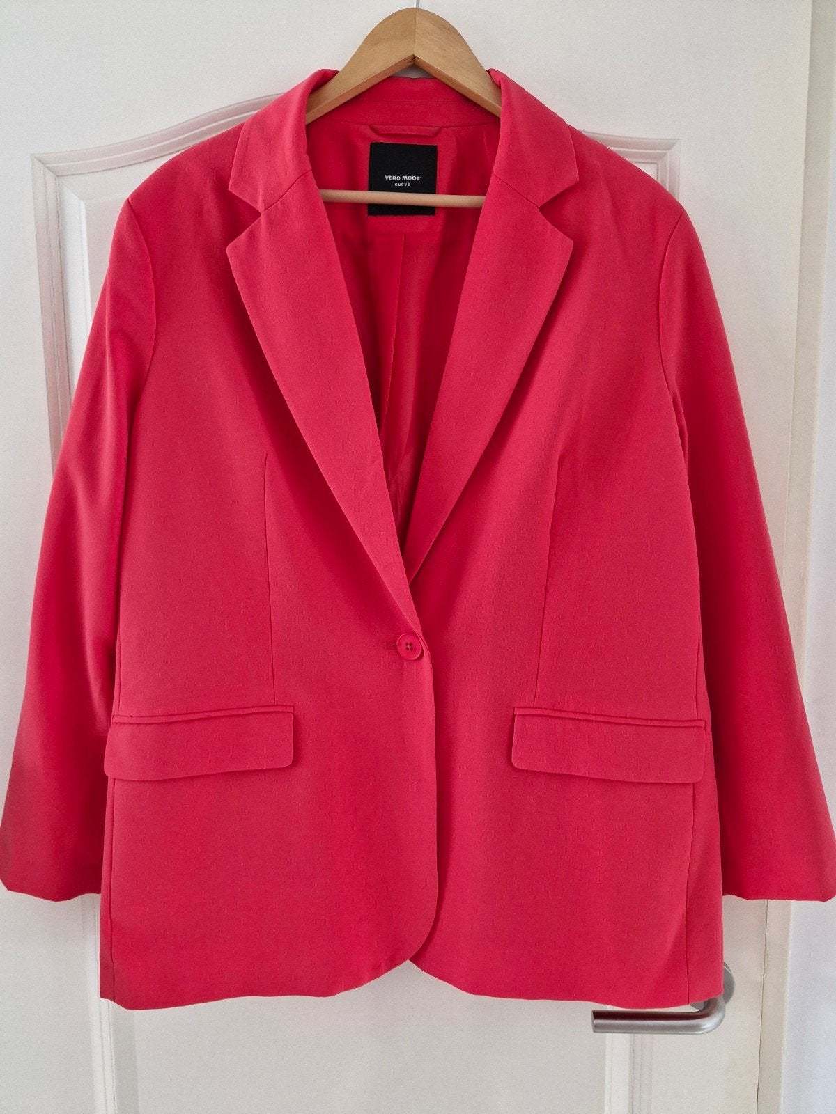 Vero Moda Curve roze blazer - Zo goed als nieuw, Maat 46/48 (XL) of groter, Ophalen of Verzenden, Zo goed als nieuw, Roze