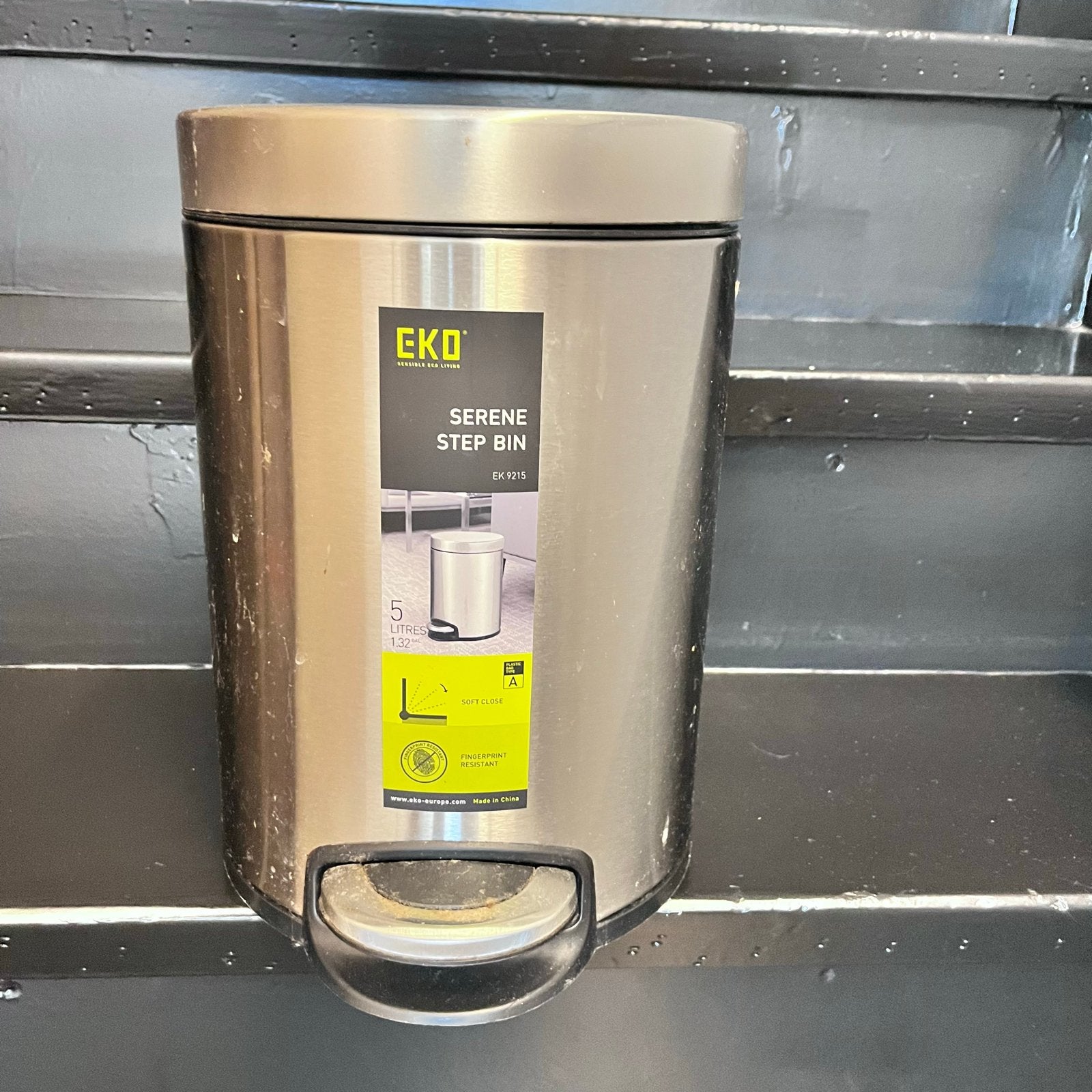 Nieuwe EKO Serene Step Bin - 5 Liter Prullenbak, Huis en Inrichting, Woonaccessoires | Prullenbakken, Nieuw, Rvs, minder dan 10 liter