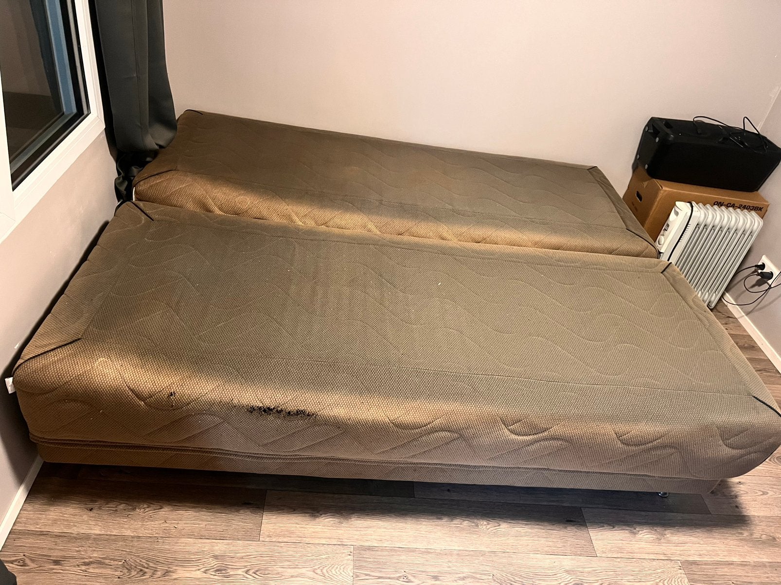 Gratis Swiss Sense boxspring elektisch verstelbaar, Ophalen, Gebruikt, Tweepersoons, 180 cm