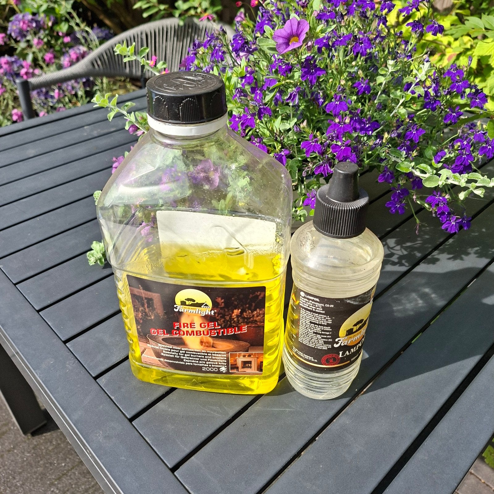 Gratis af te halen lampenolie en gel, Ophalen