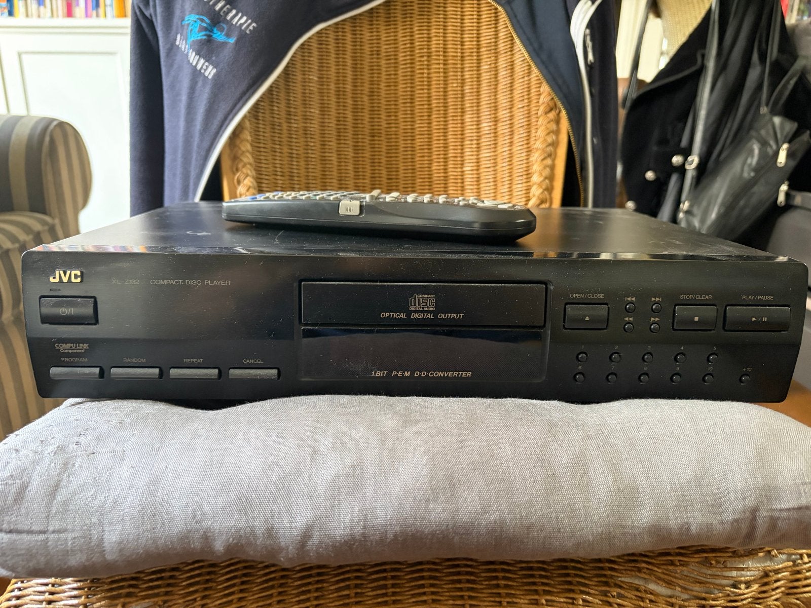 JVC XL-Z132 Compact Disc Speler met afstandsbediening, Ophalen of Verzenden, Gebruikt, JVC
