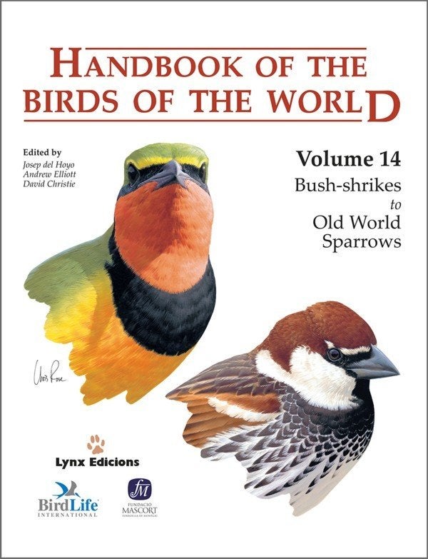 Handbook of the Birds of the World, Vol. 14, Bush-shrikes, Boeken, Ophalen of Verzenden, Zo goed als nieuw, Vogels, Del Hoyo