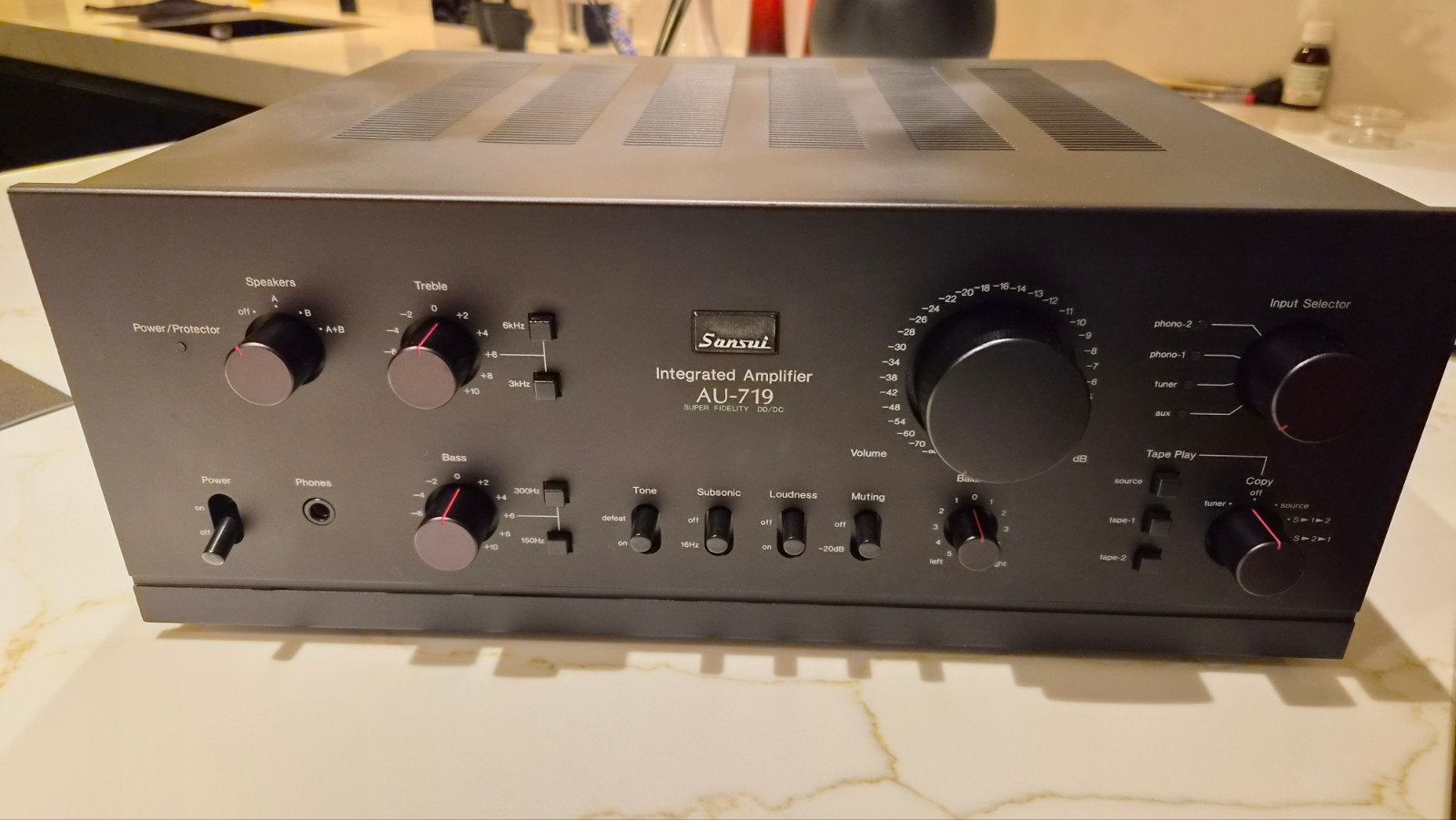 Sansui AU-719 geintegreerde versterker, Ophalen of Verzenden, Overige merken