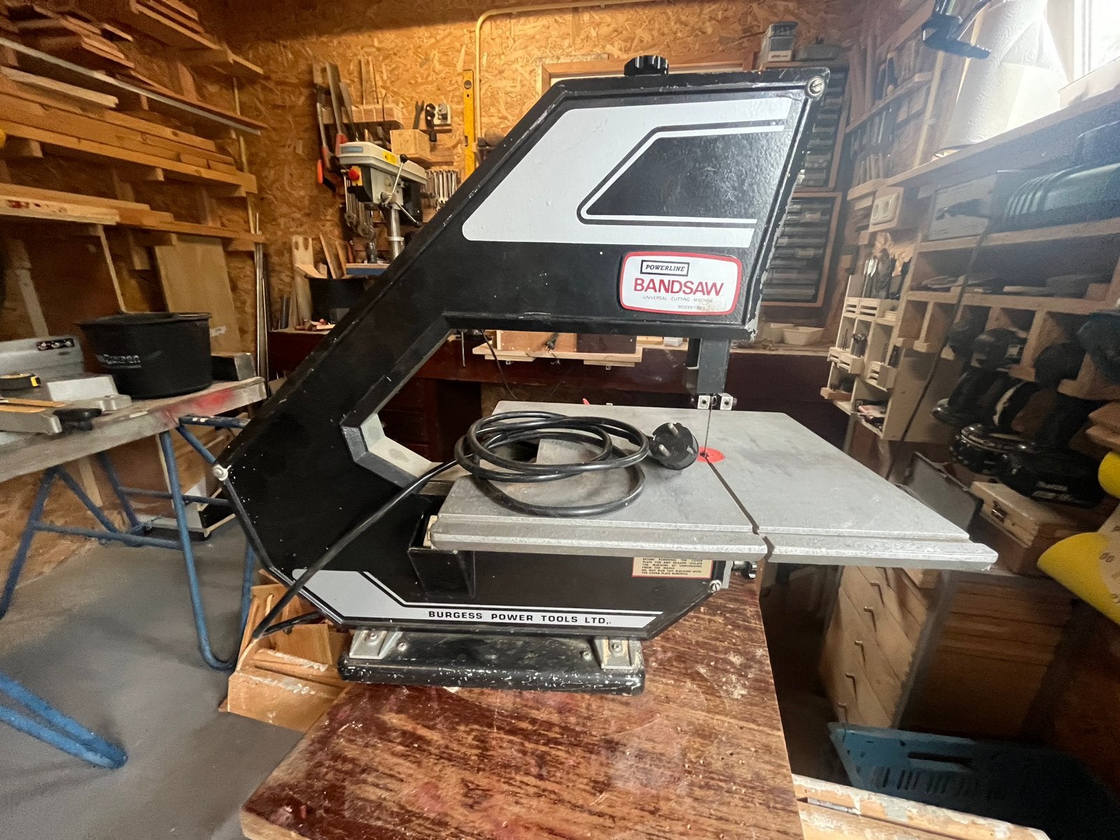 Lintzaag Burgess Powerline BK1, Ophalen, Minder dan 30 mm, Gebruikt, Lintzaag