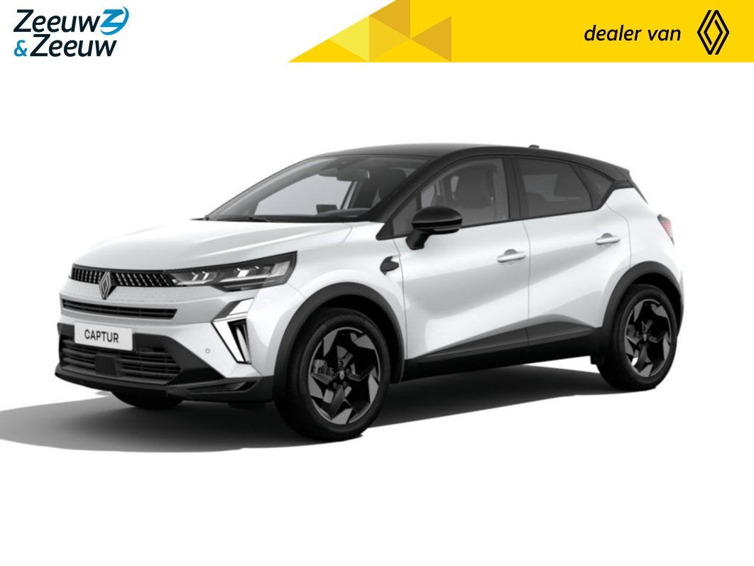 Renault Captur (Zeeuw & Zeeuw Private Lease Actie v.a. € 4, Auto's, 1789 cc, 4 cilinders, Leder en Stof, Wit
