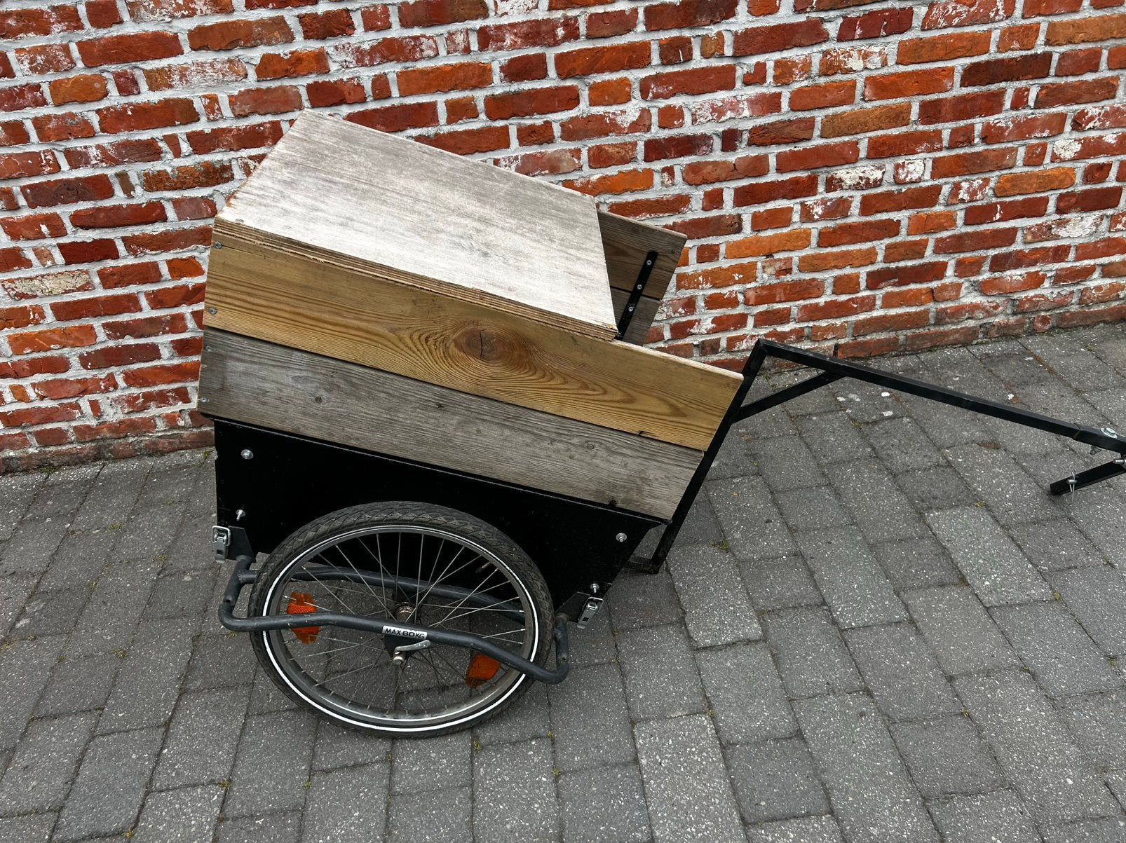 Viskar/ kar voor de hond of kat, Ophalen, Gebruikt, Aanhangfiets