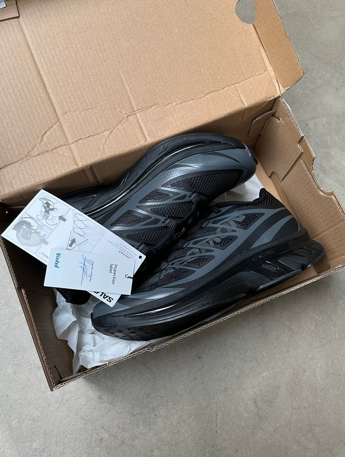 Salomon x MM6 Maison Margiela - Zwart - 37, Zwart, Nieuw, Ophalen of Verzenden, Sneakers of Gympen